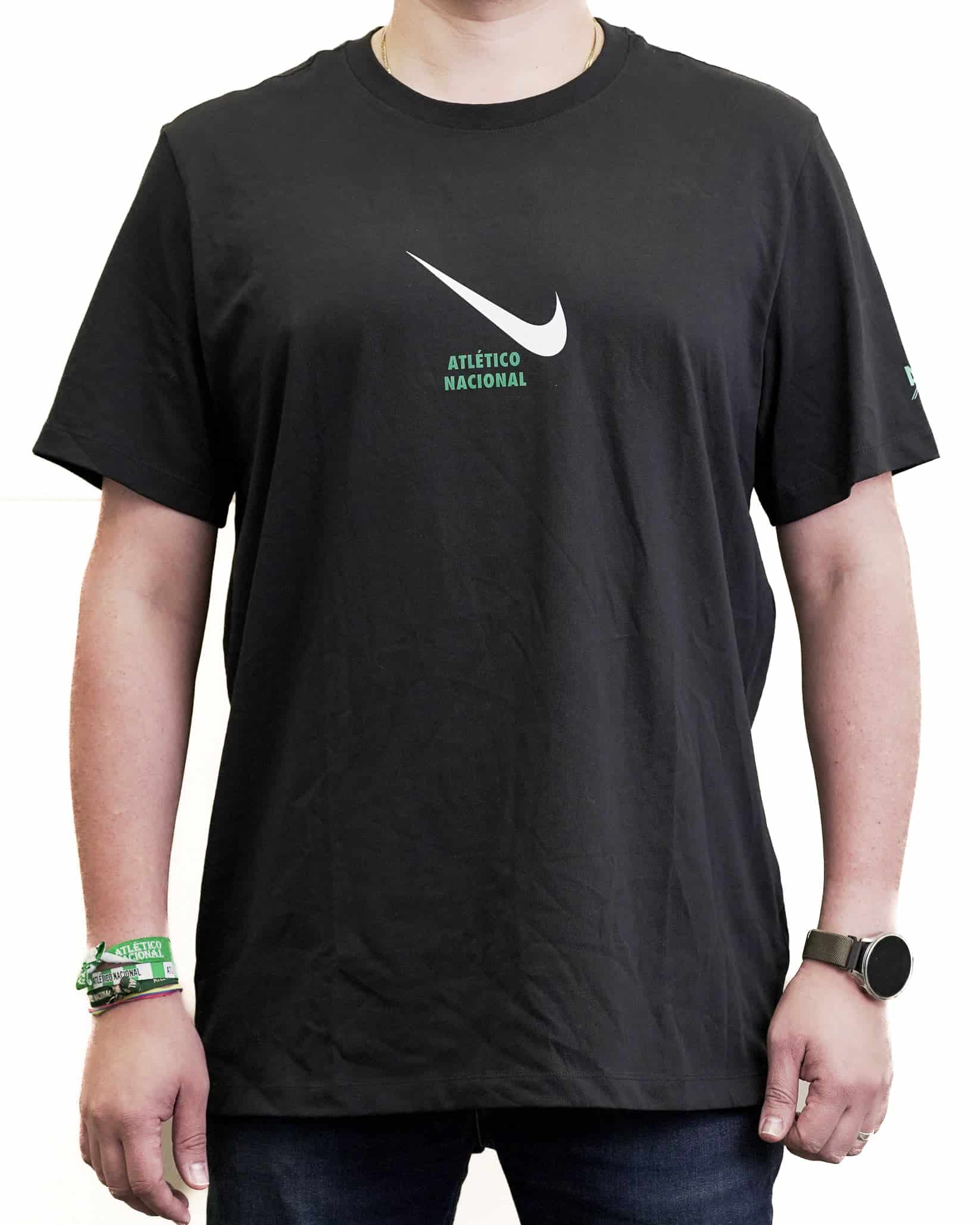 CAMISETA NEGRA HOMBRE HARD WORK NIKE - miniatura 1