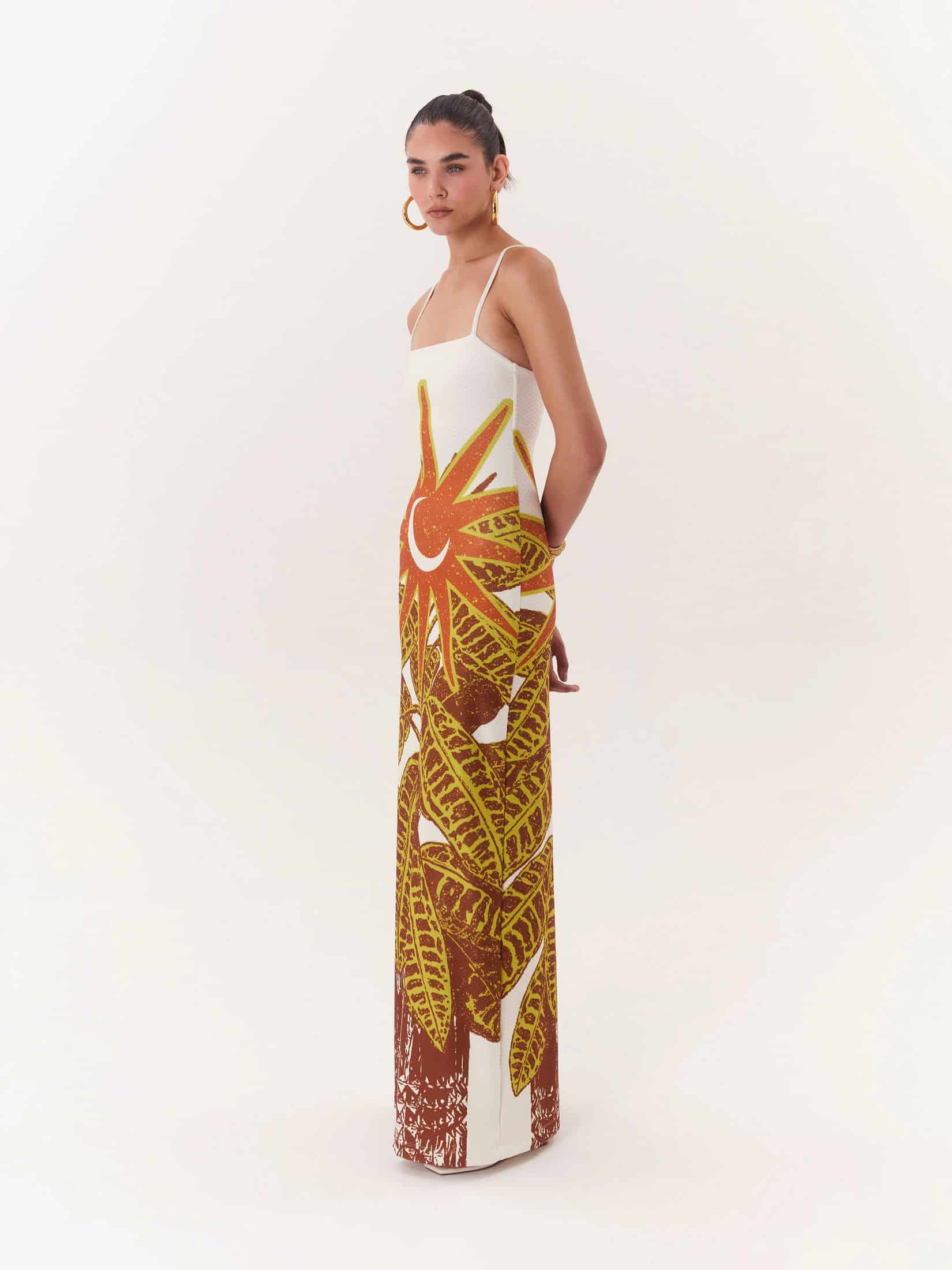 Maxi Dress Solar - Café - miniatura 2