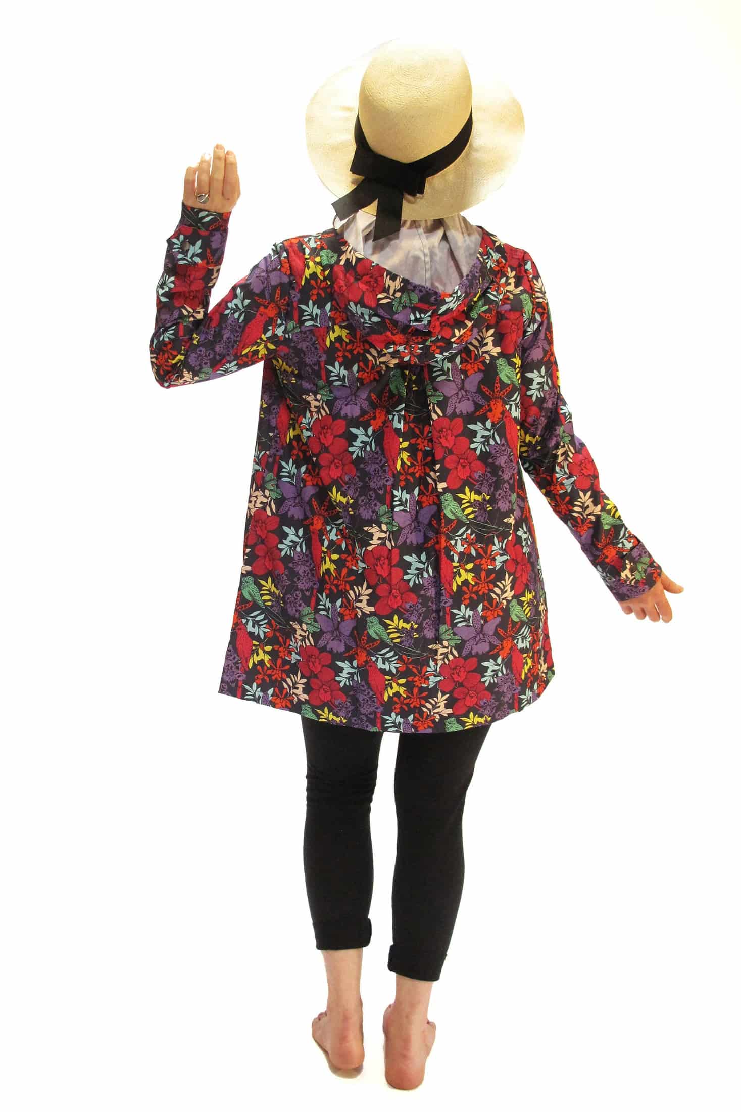 De Flor en Flor | Raincoat para Mujer - miniatura 3