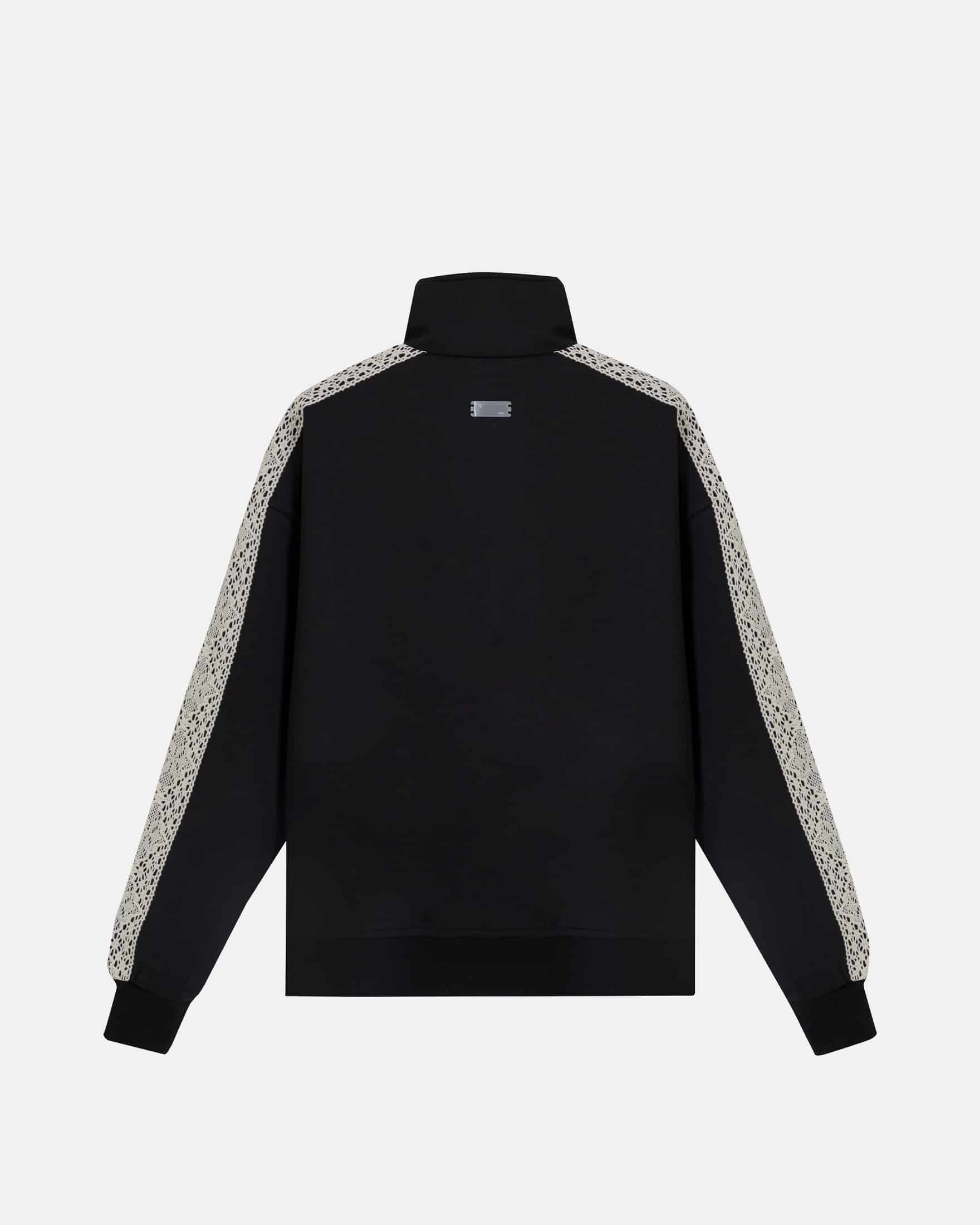 Basics Undgld Lace-panel Track Jacket Black - miniatura 3