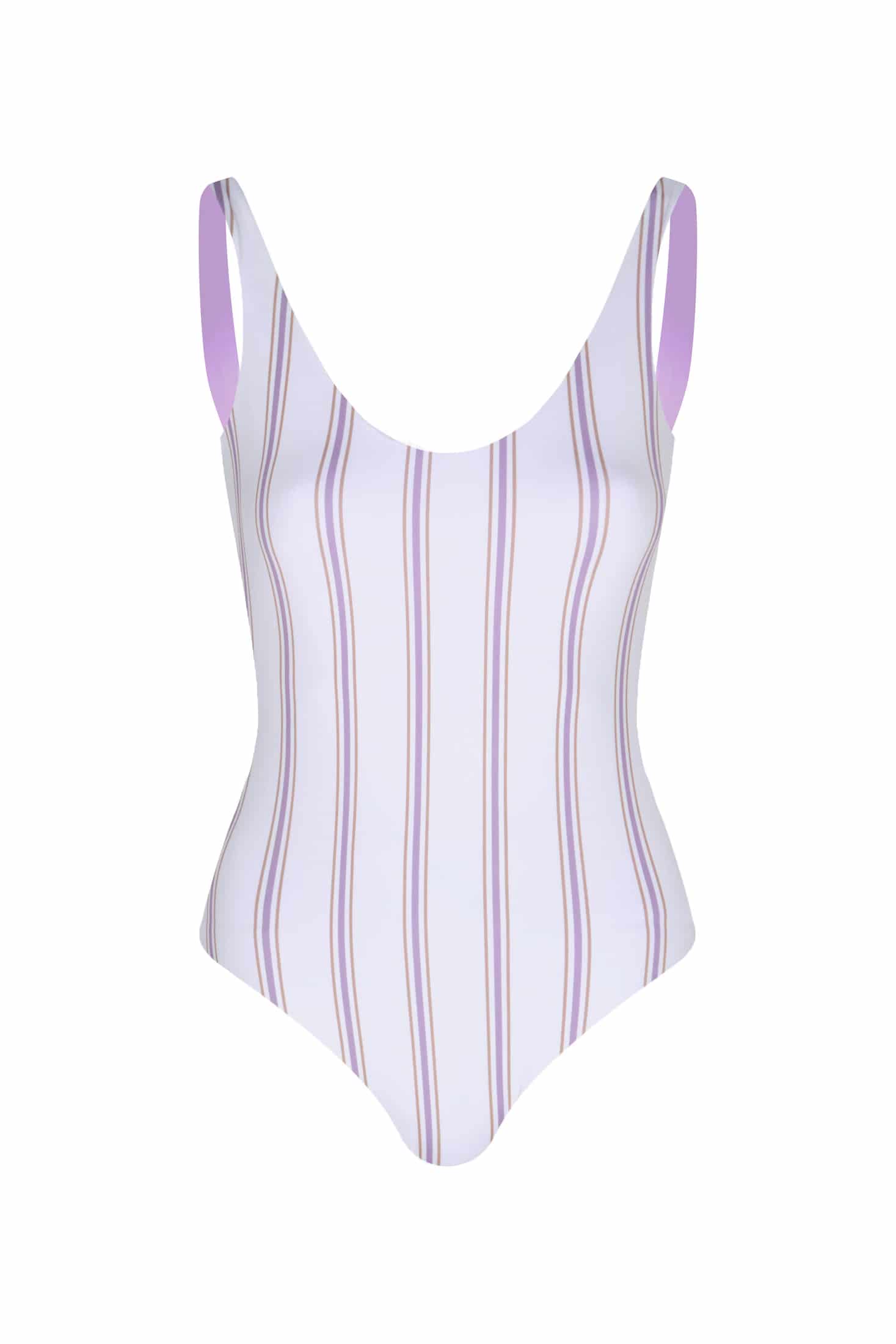 Olympic One Piece / Lilac Stripes - miniatura 1