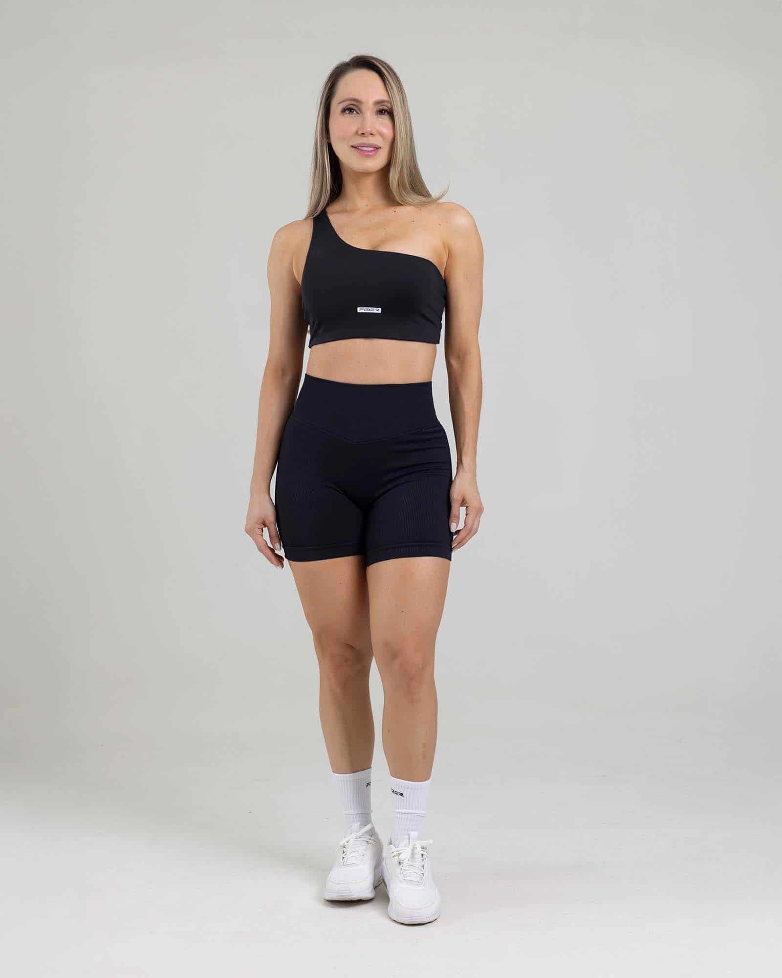 Short seamless negro tropi FIBER - miniatura 1