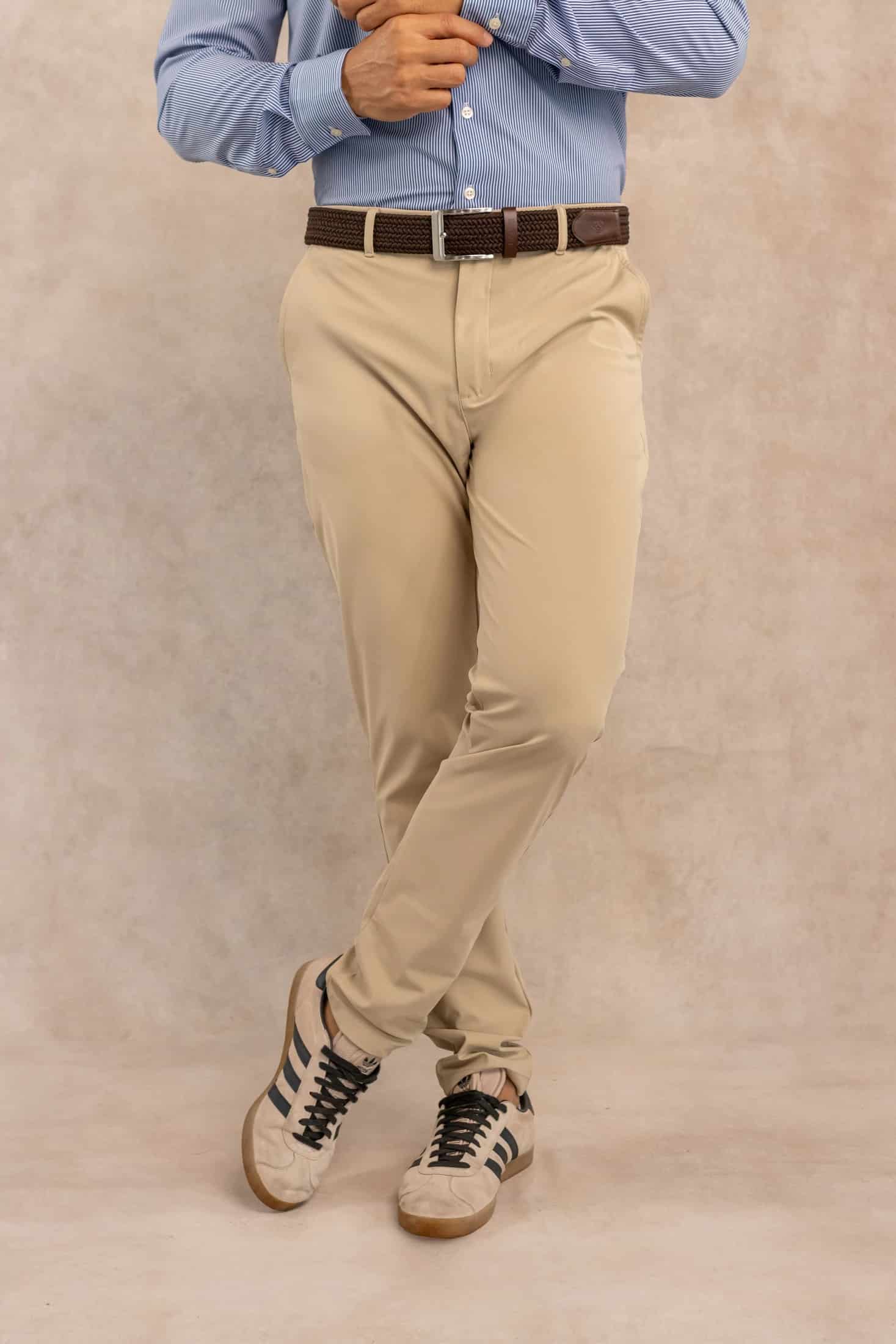 Pantalon Performance Antimanchas Taupe - miniatura 1