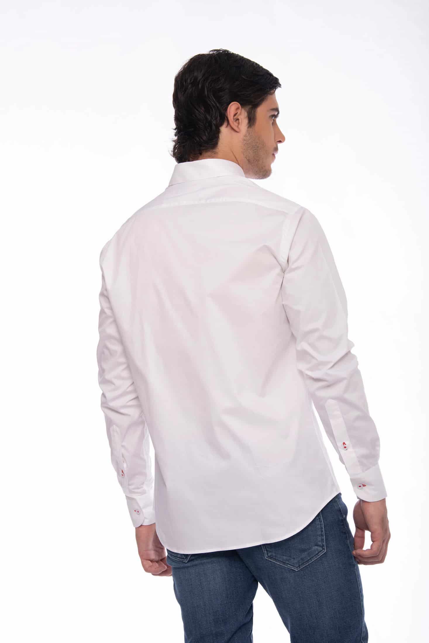 Camisa Algodón Blanco - miniatura 3
