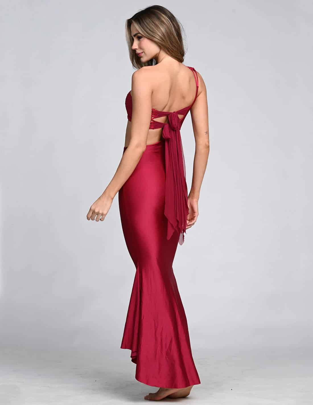Vestido Kesha Burgundy - miniatura 2
