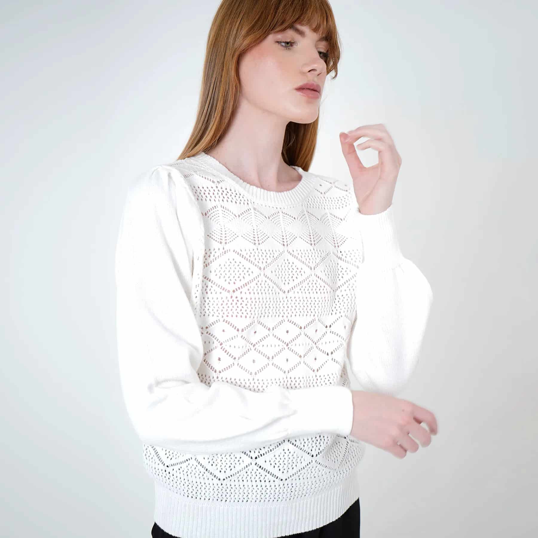 Sweater Cuello Camisero Manga Larga - miniatura 3