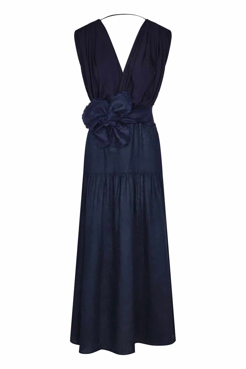 Vestido vasco azul navy - miniatura 2