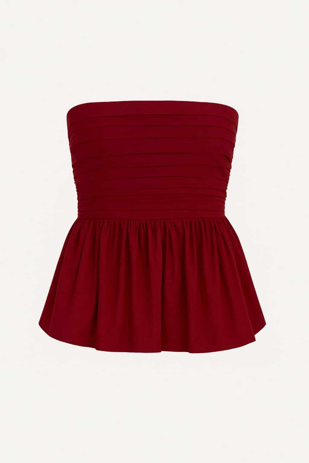 Mia Blouse In Wine - miniatura 1