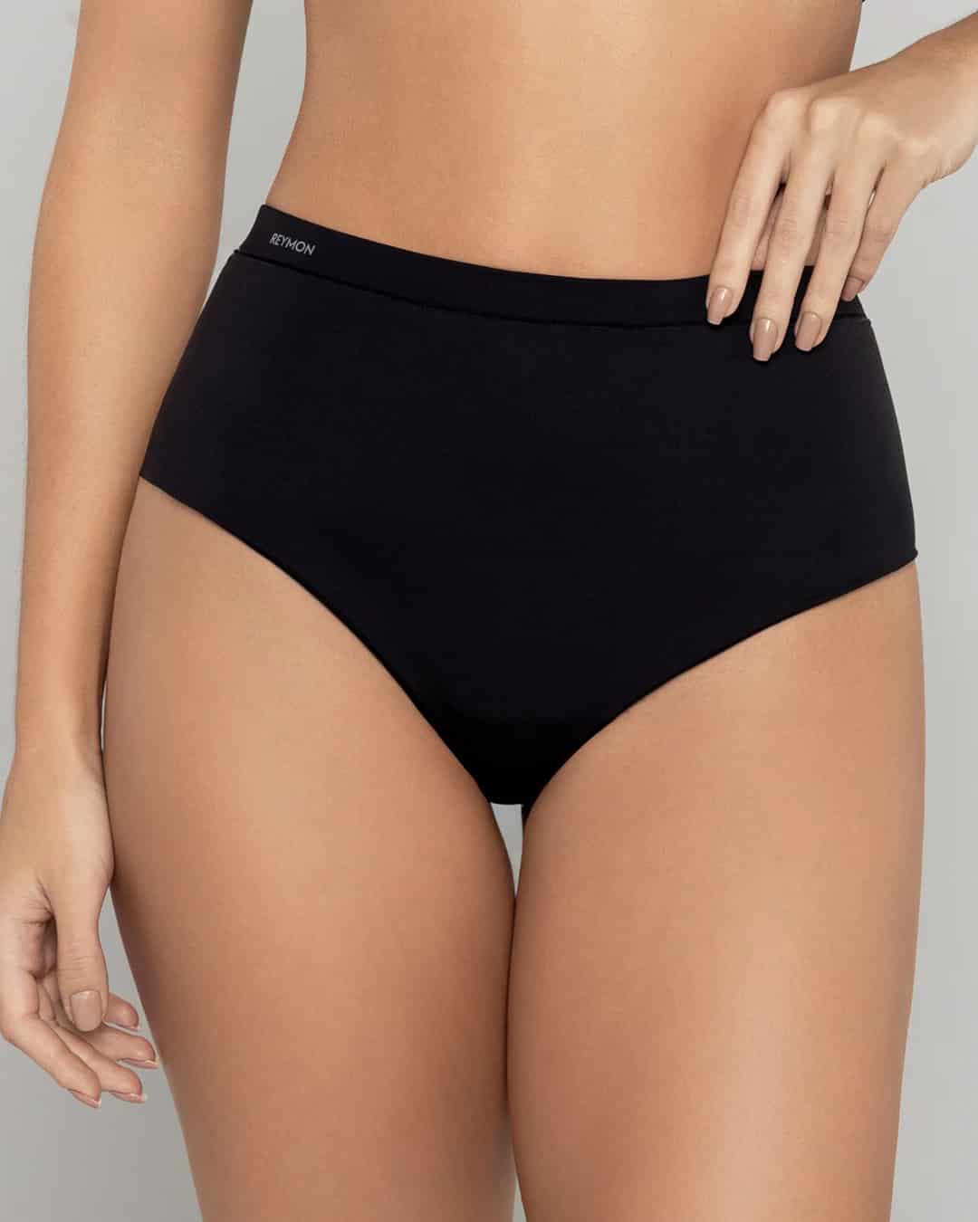 Panty Brasilera Suave Control de Abdomen en Microfibra Unicolor Ref. 8055 - miniatura 5