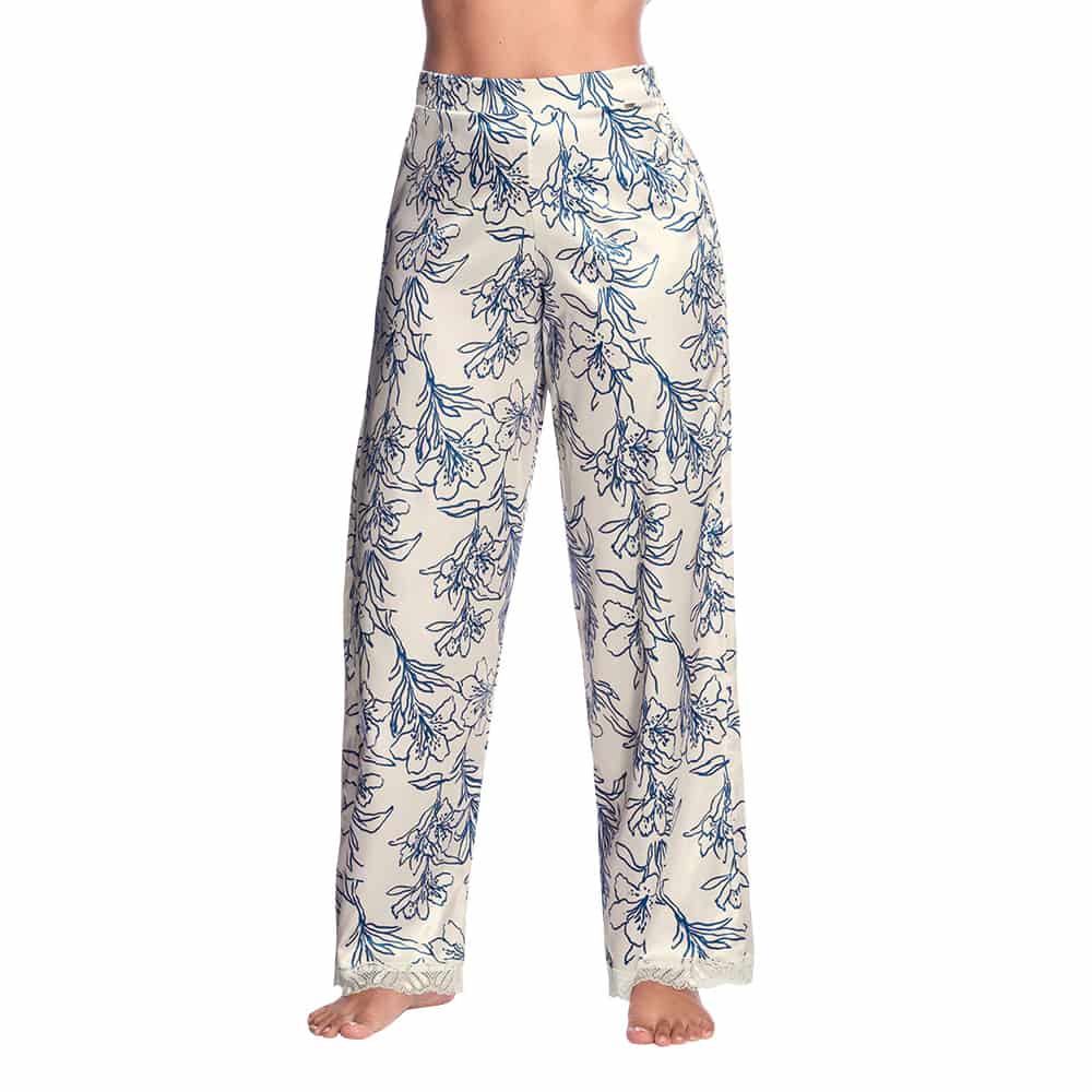 PANTALÓN DE PIJAMA EN SATÍN - miniatura 1