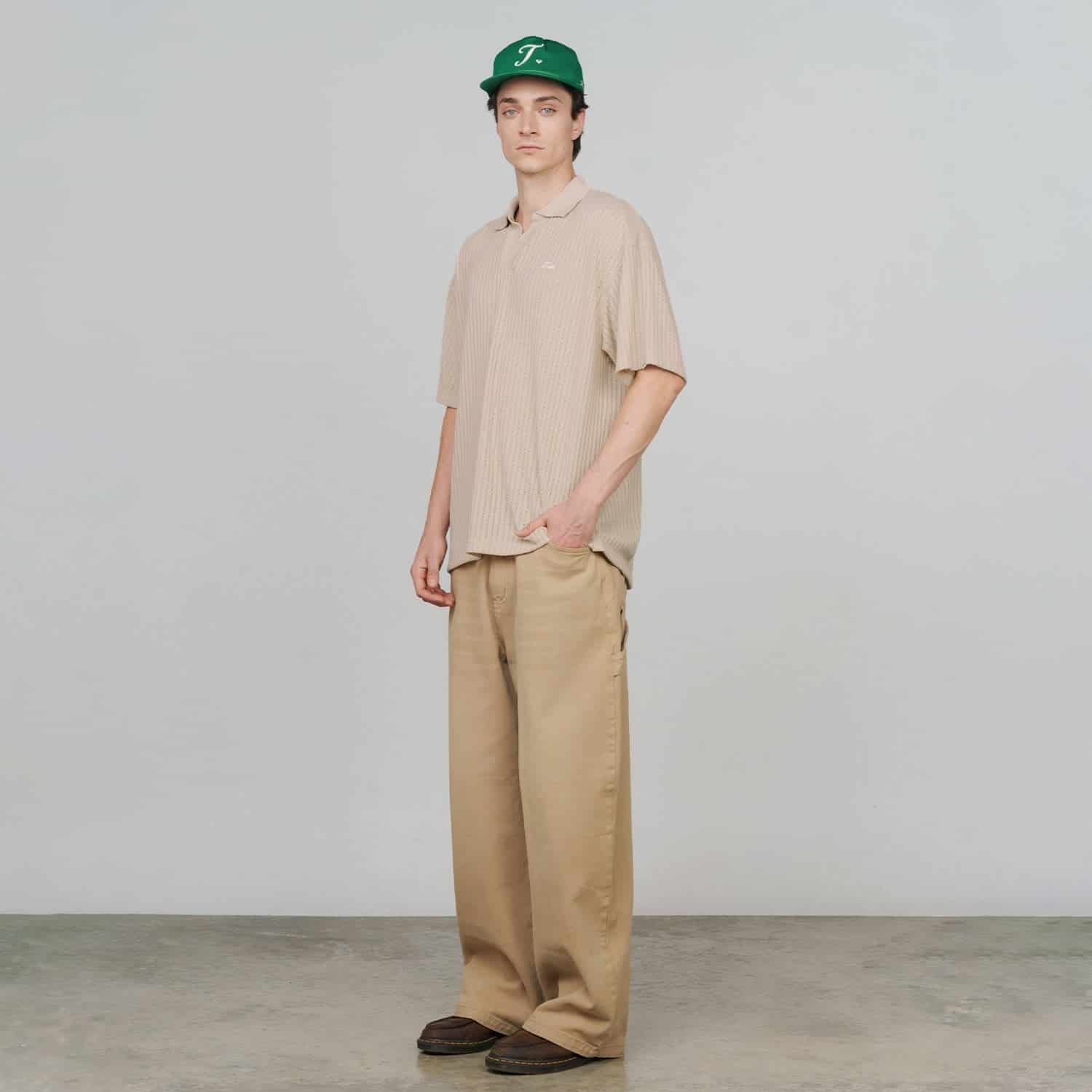 Knit Resort Polo - Sand - miniatura 3