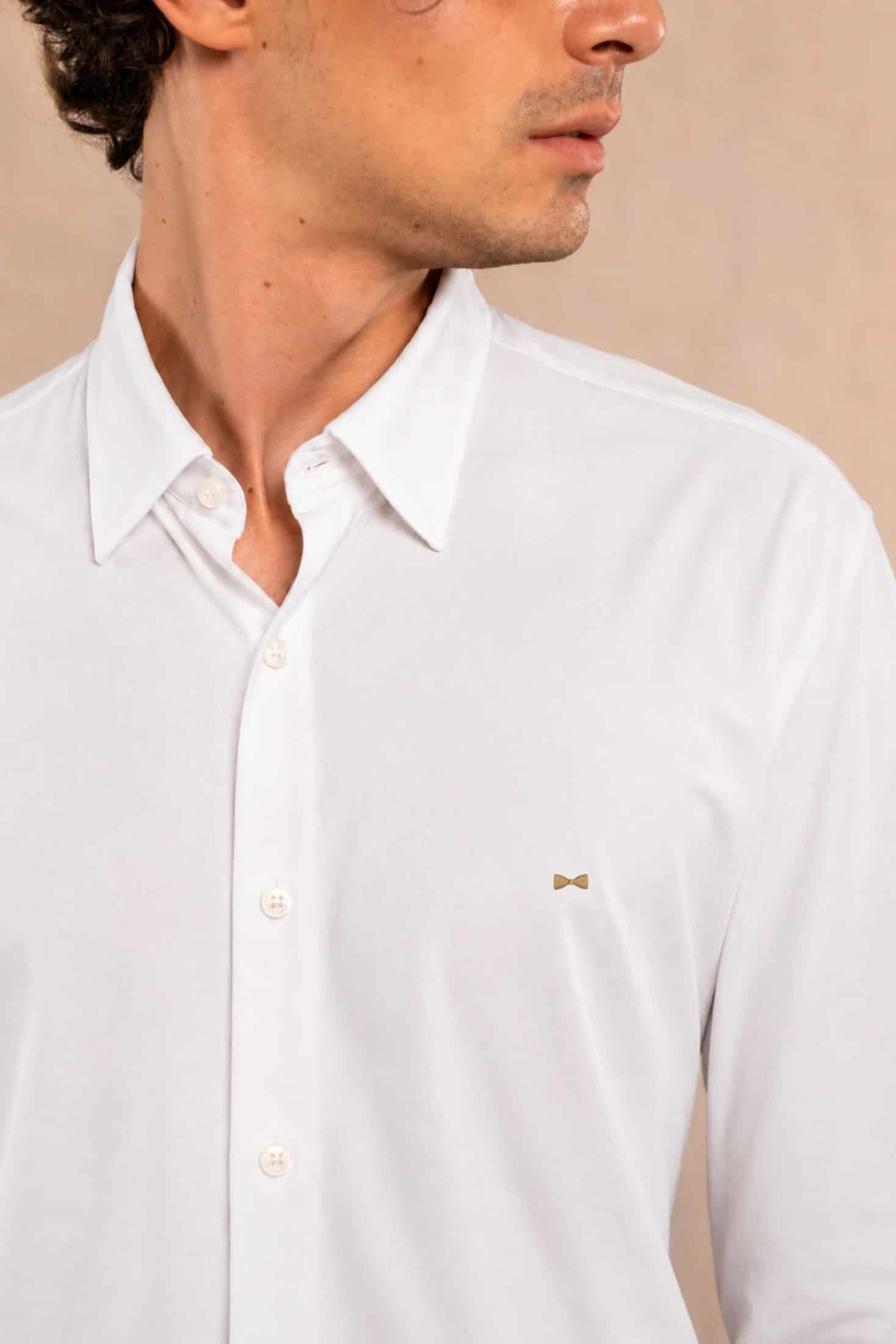 Camisa Performance Oxford Blanca - miniatura 4