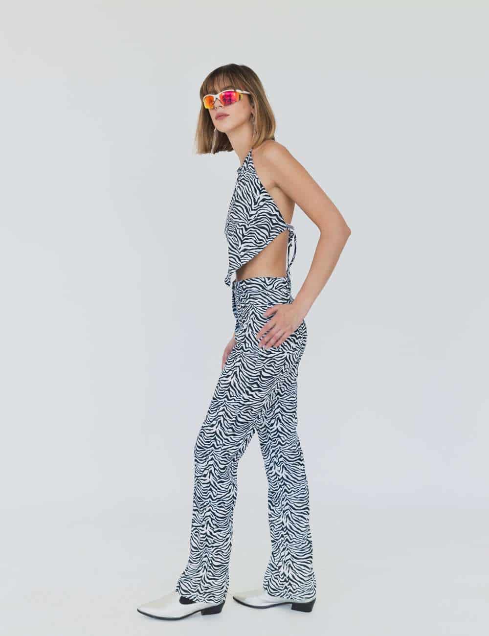 Howdy Top In Zebra - miniatura 2