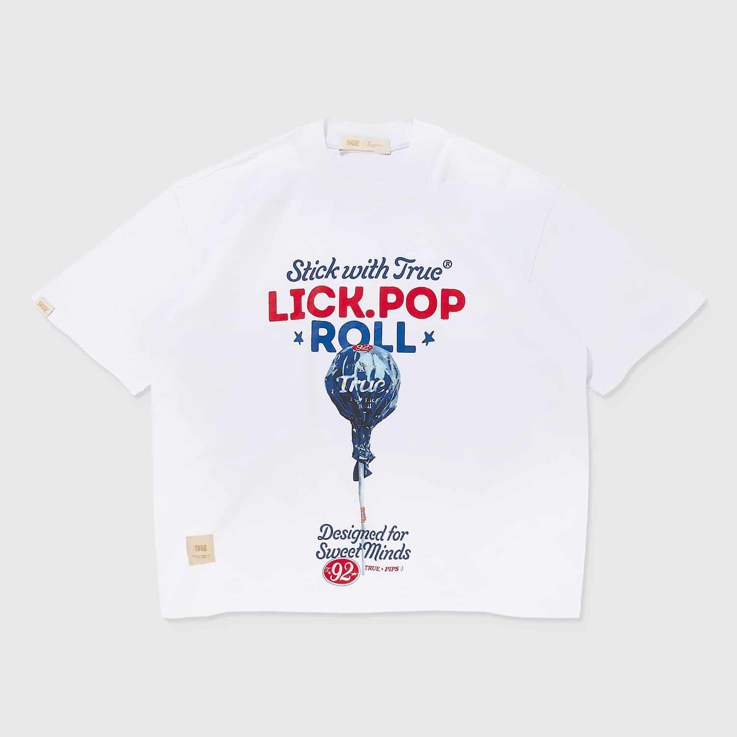 Lollipop Boxy Tee - White - miniatura 1