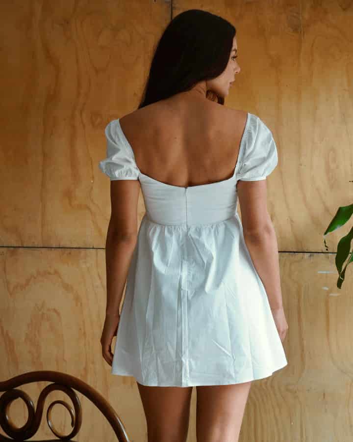 MINI VESTIDO ARIA BLANCO - miniatura 7