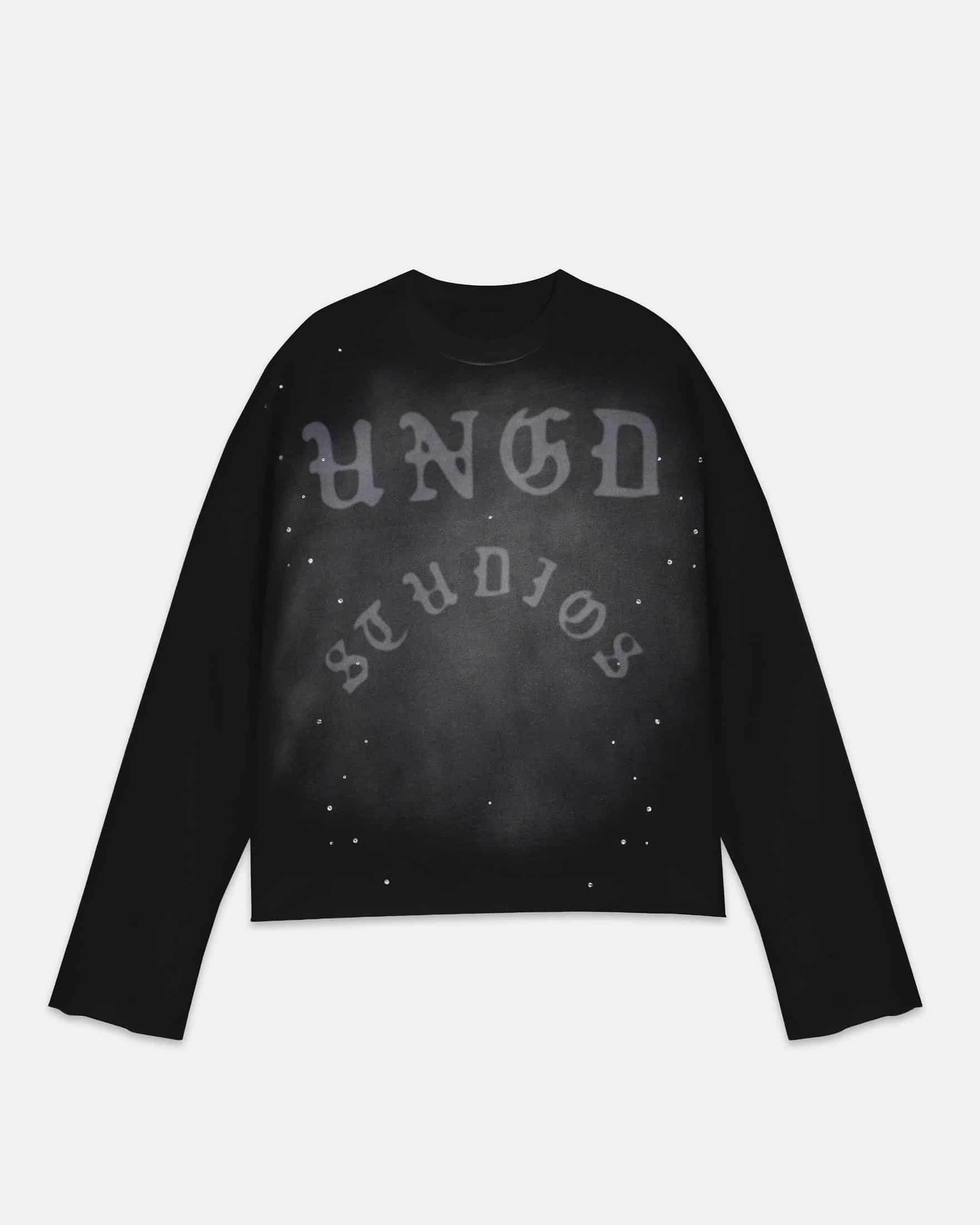 Act 1 UNDGD Long Sleeve Tshirt Burnt Black - miniatura 1