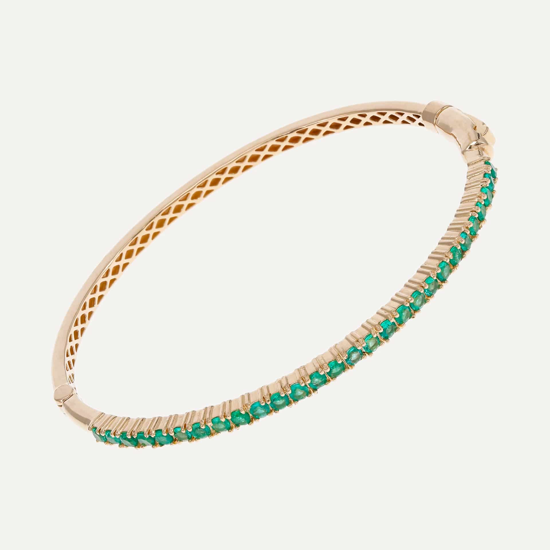 Pulsera Half Bangle Piedras - miniatura 1