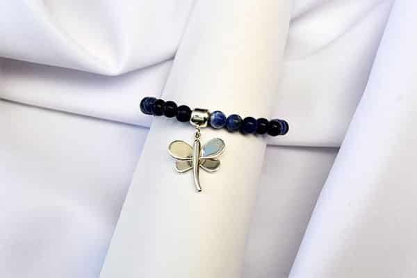 Pulsera Sodalita dije libélula M - miniatura 1