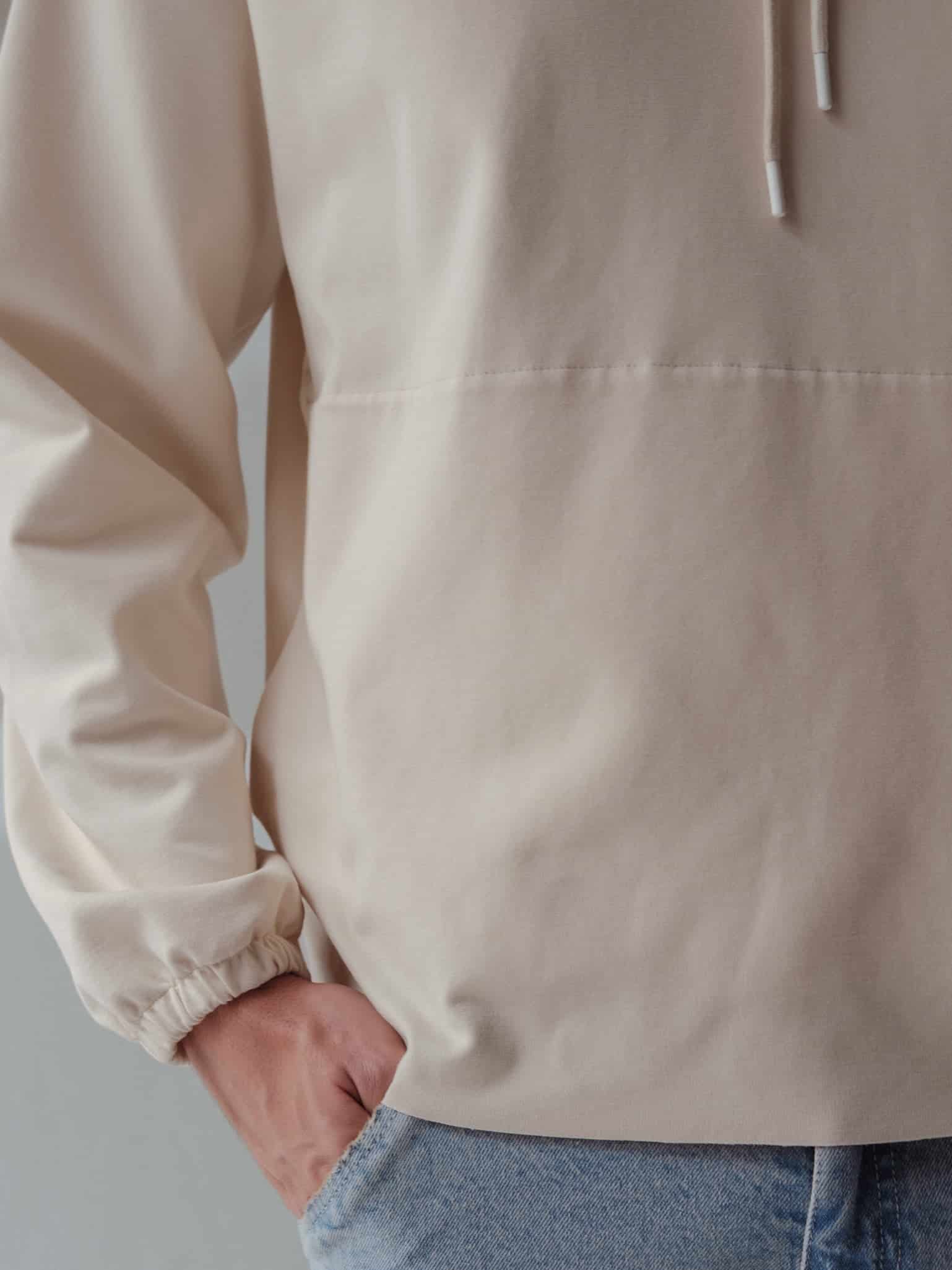 CUT CLEAN HOODIE - SEA SALT - miniatura 4