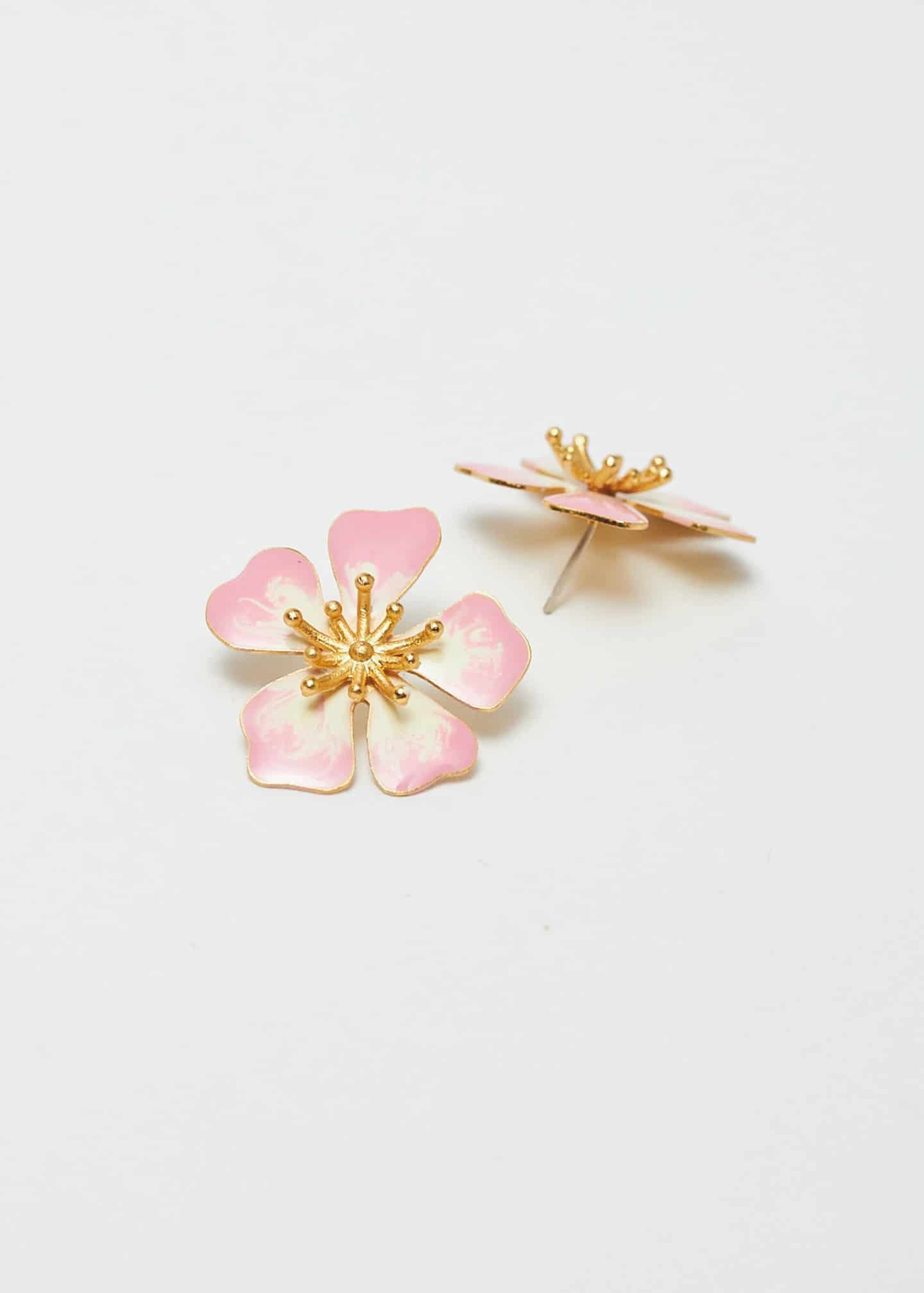 Aretes Aurora midi Rosa Swirl - miniatura 4