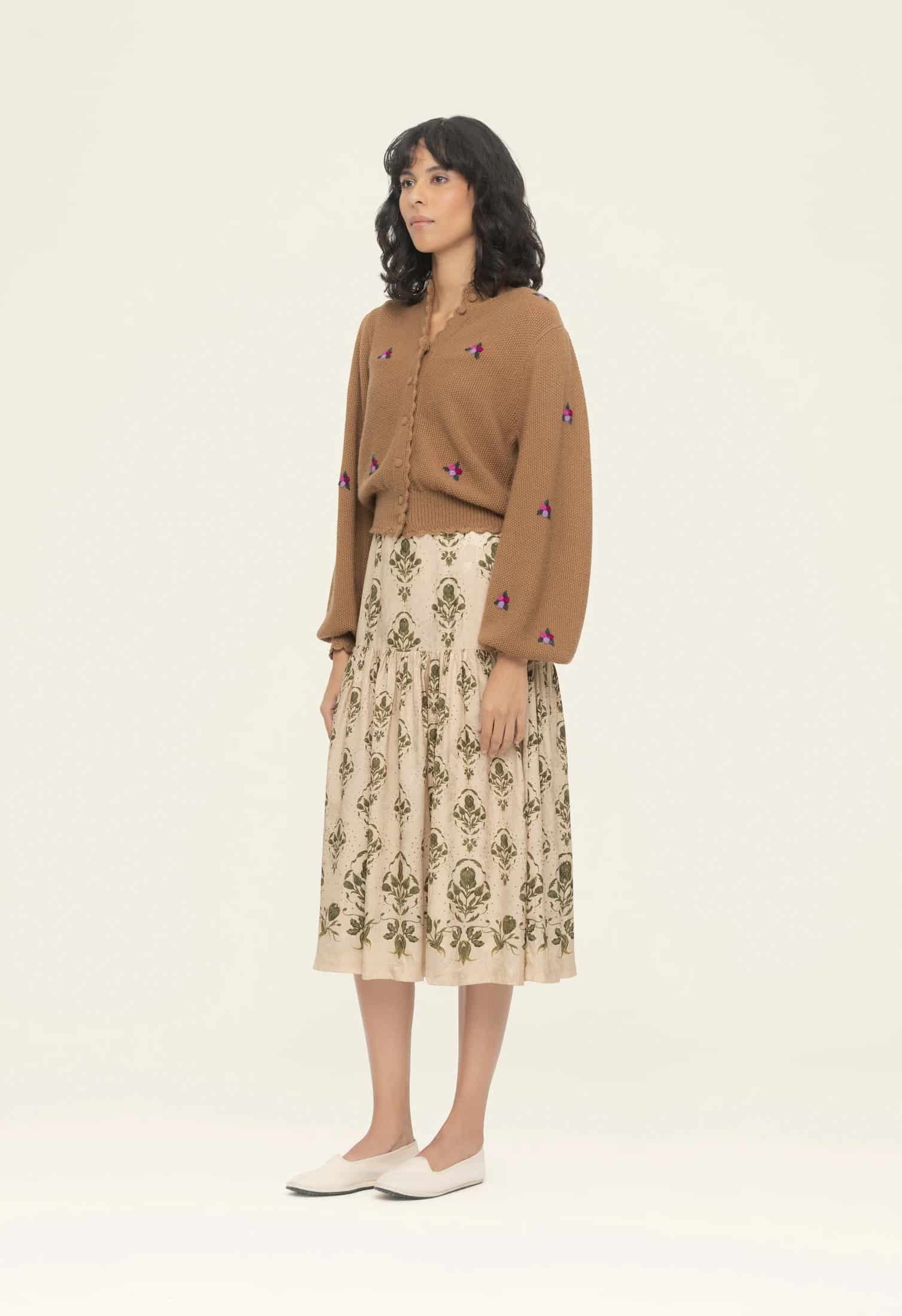 Pradera Brown Cardigan - miniatura 2