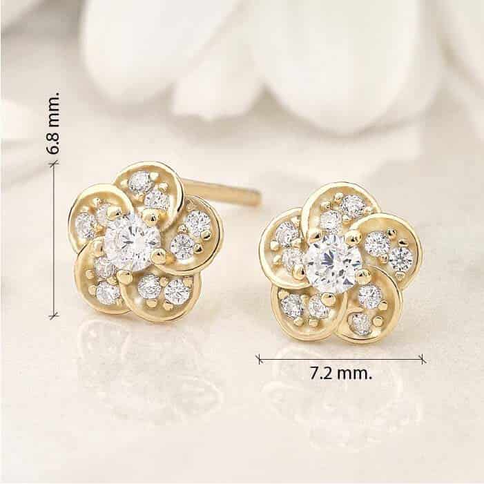 Aretes Flower - miniatura 2