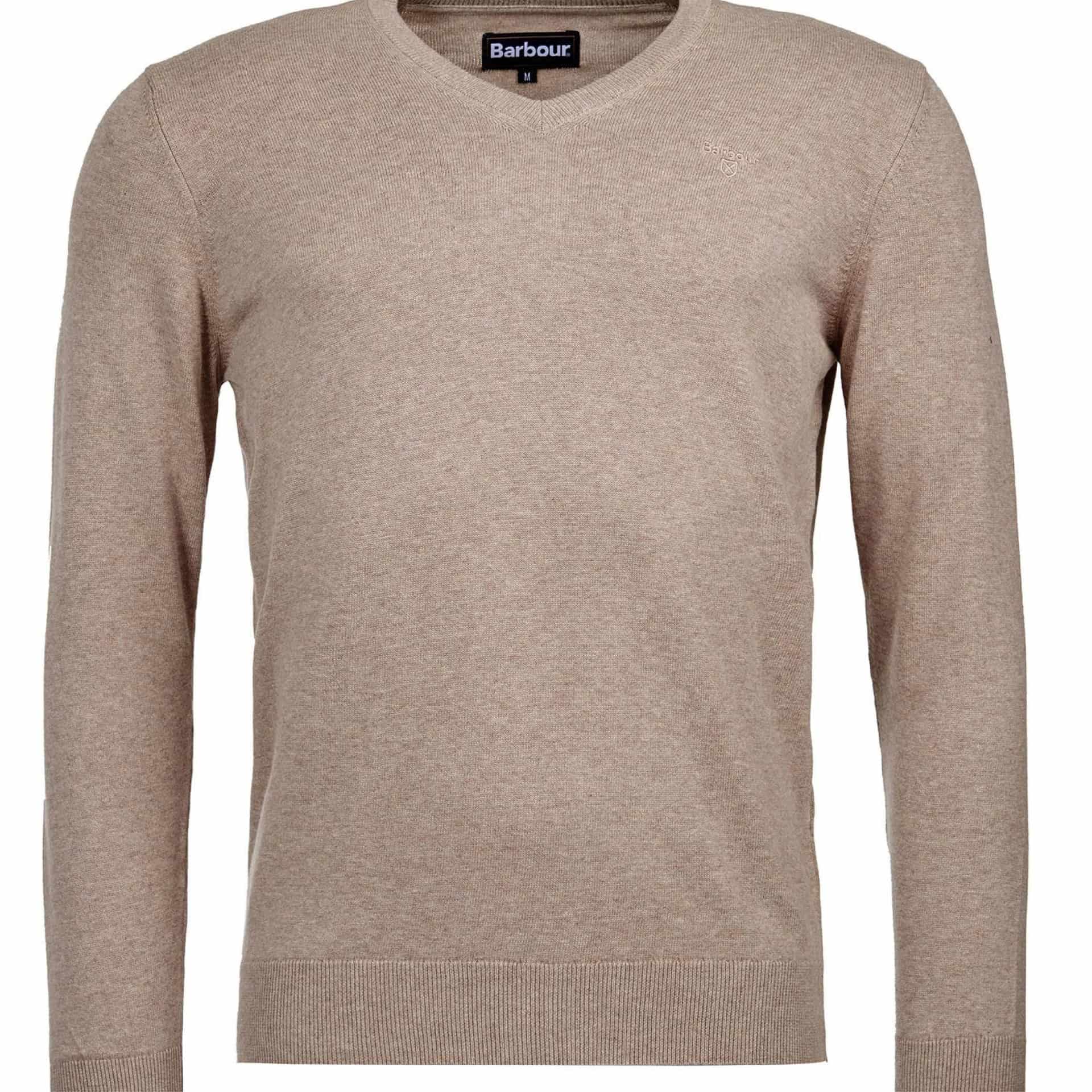 Pima Cotton V-Neck Jumper - miniatura 2