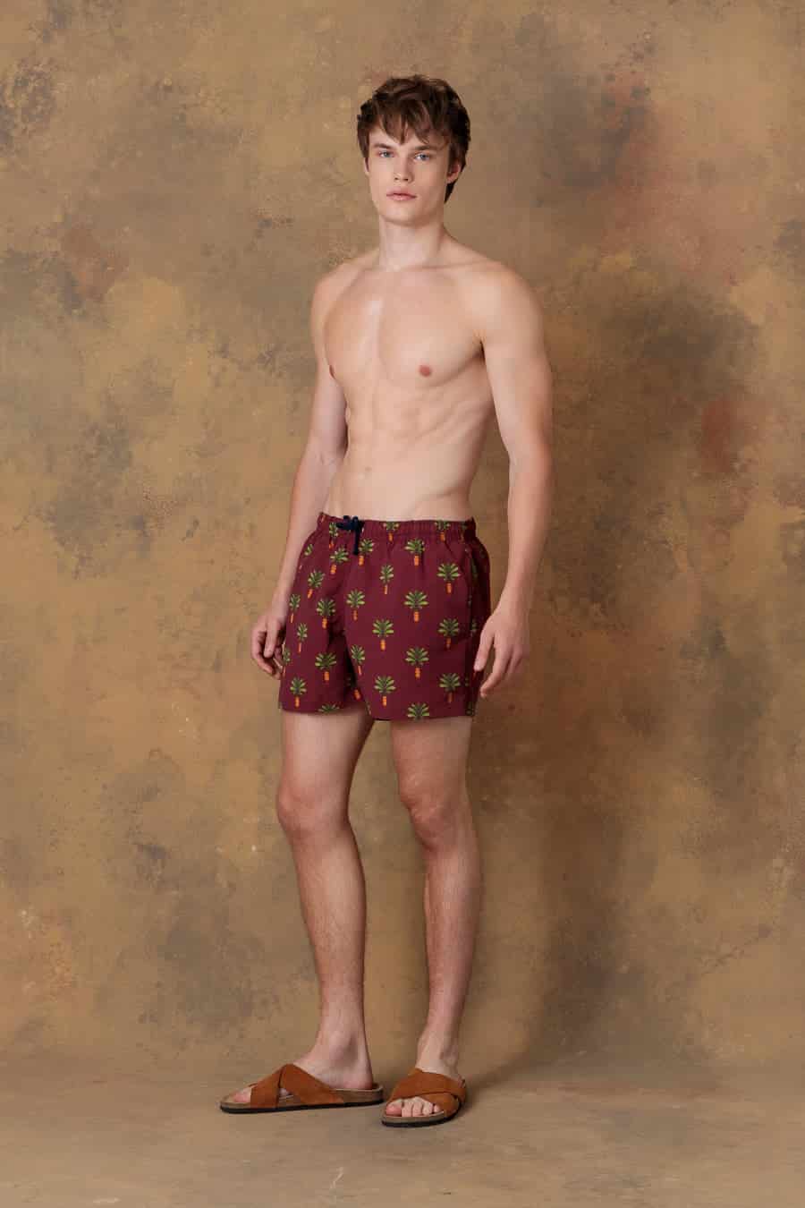 Men's swim trunk orfeo granate - miniatura 5