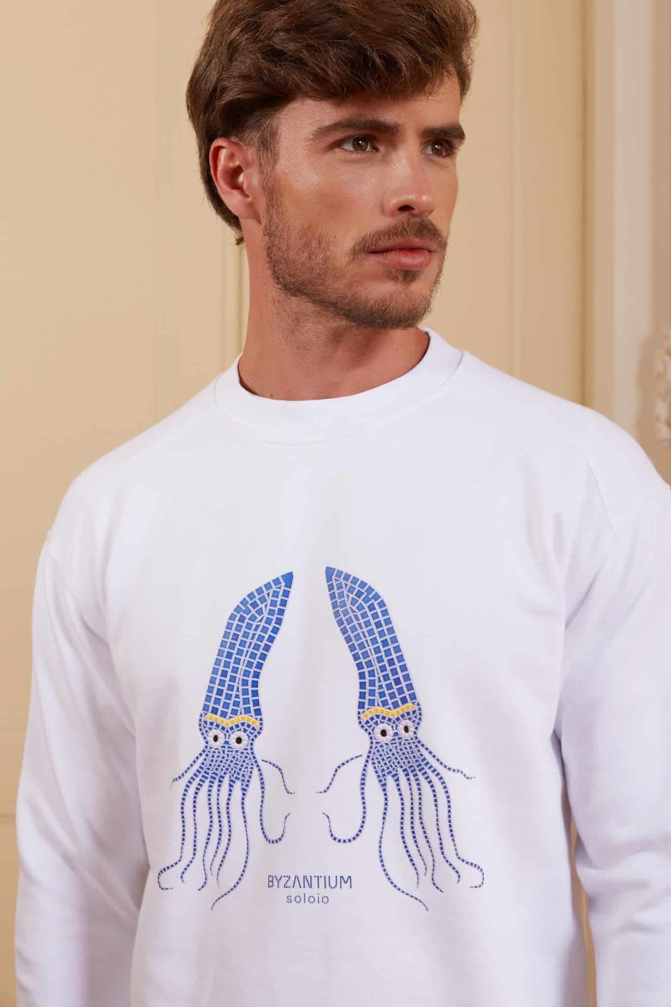 Men's petra sweatshirt white - miniatura 4