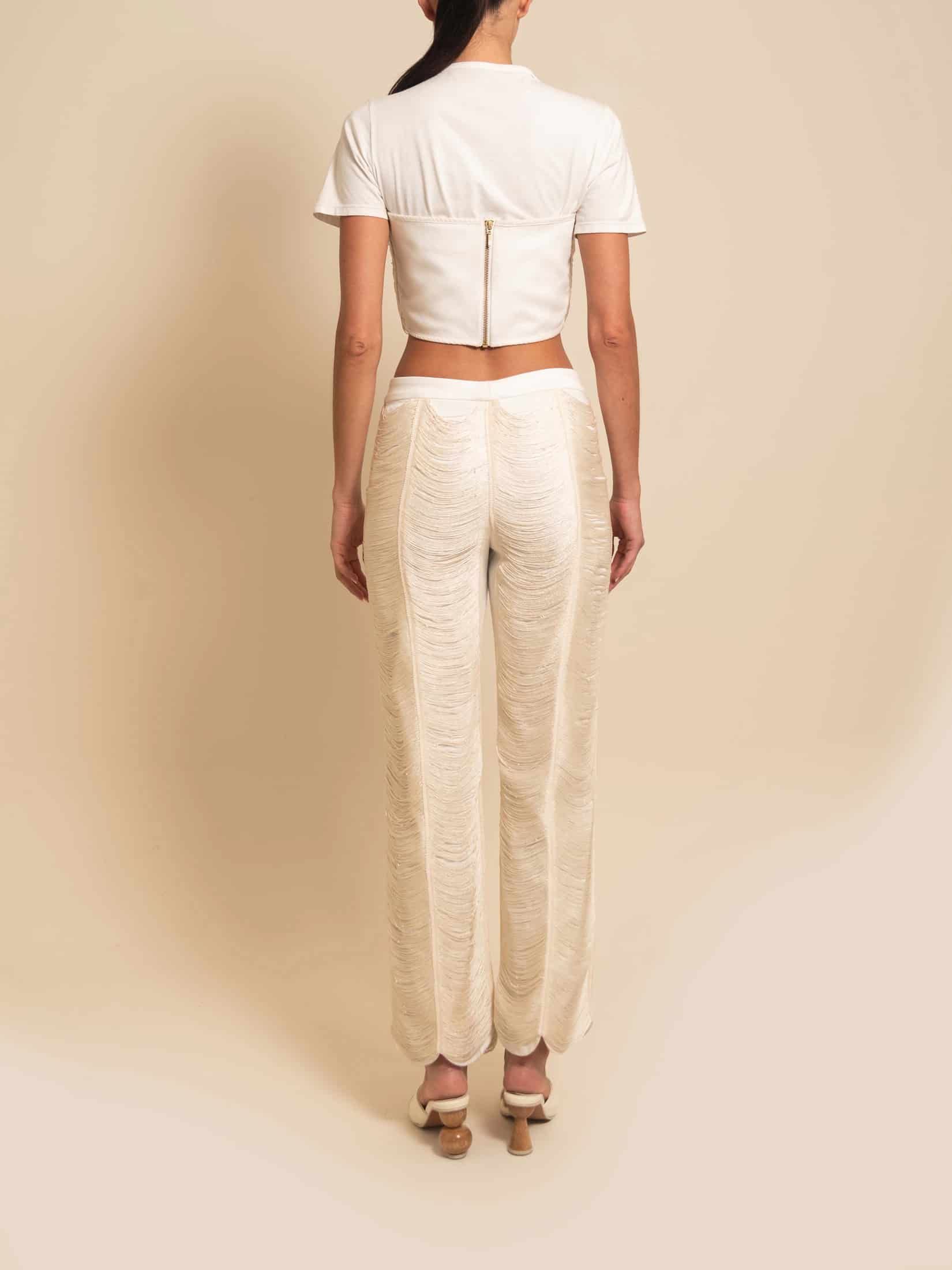SIMONE PANT IVORY - miniatura 3