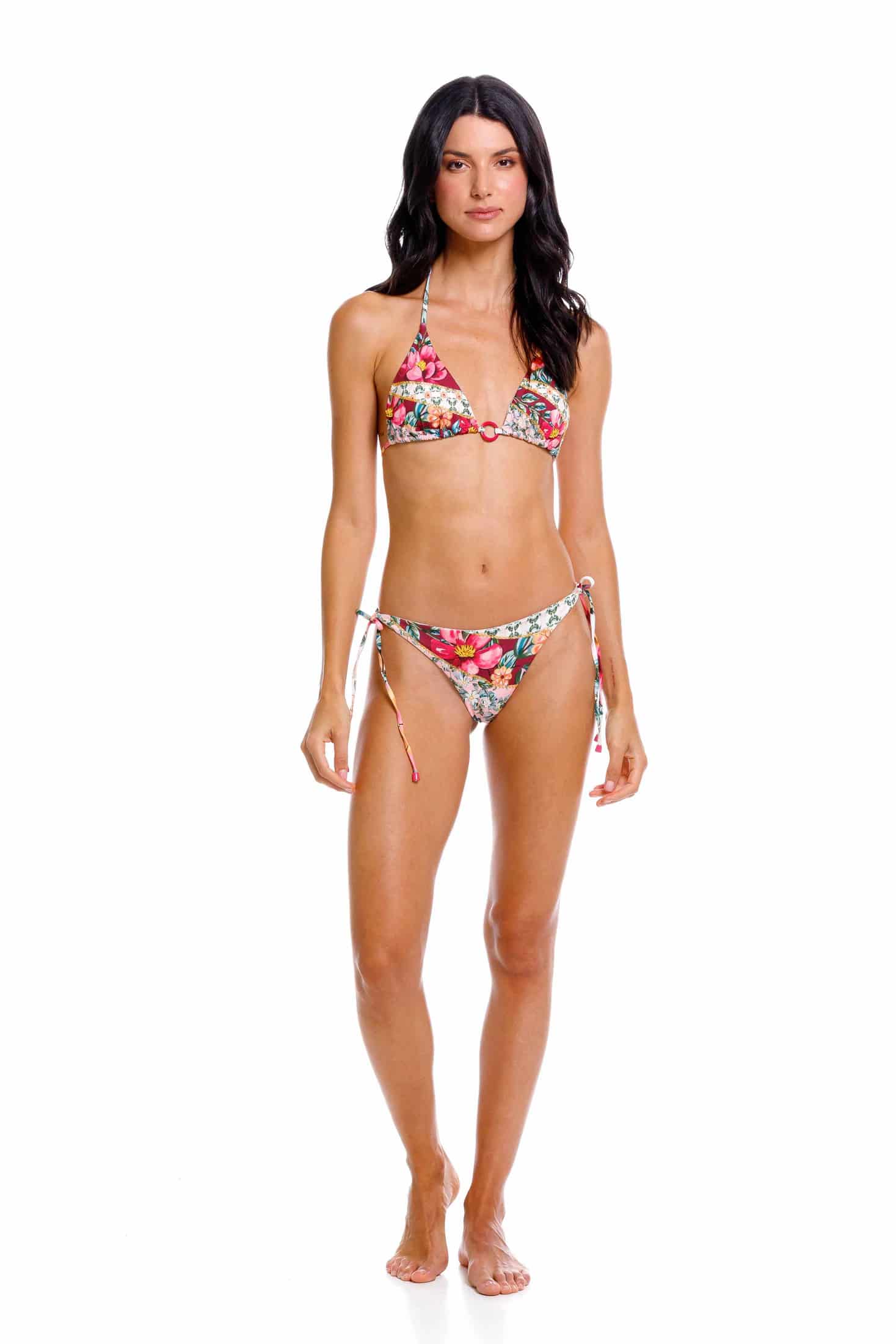 Top Triángulo Argolla de Bikini Kenia Ondas - miniatura 1
