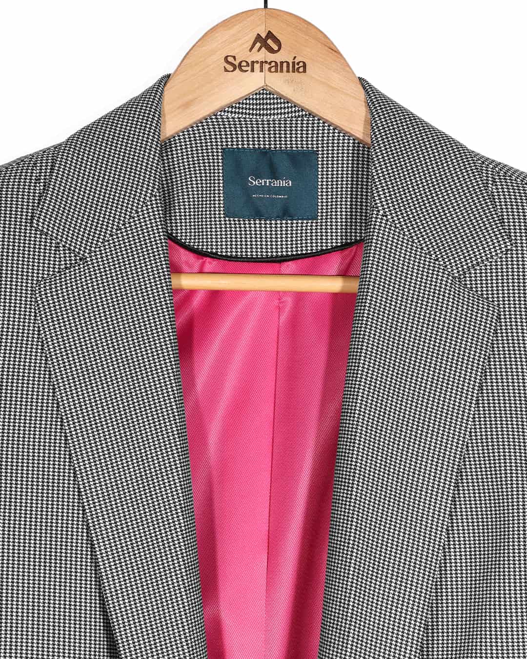 Blazer de Cuadros Negro New Napoles - miniatura 2