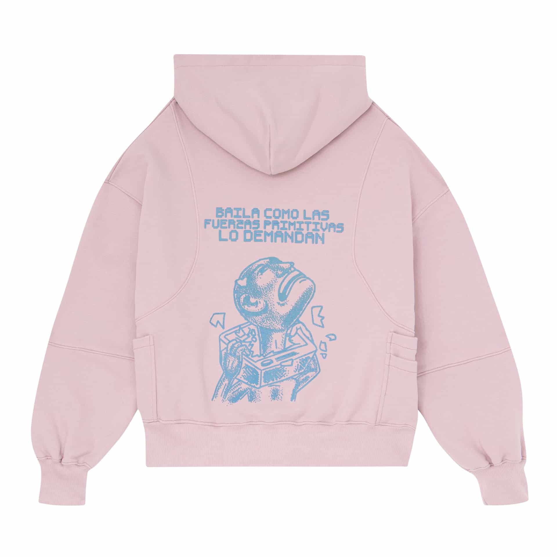 HOODIE JNF X ENTROPIA ROSADO - miniatura 2