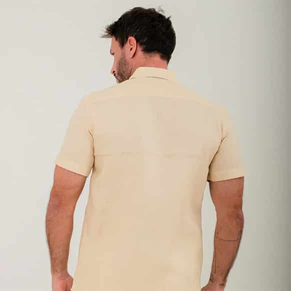 CAMISA MC 100% LINO HOMBRE - miniatura 5