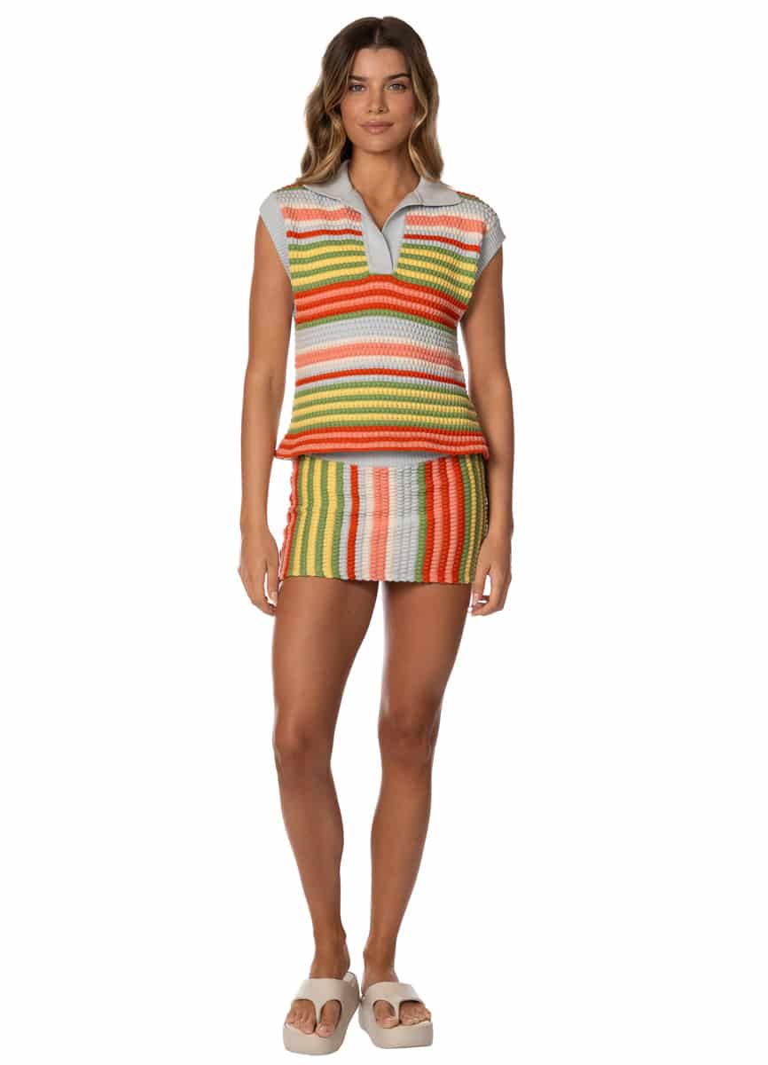 Maaji Deep Sea Lines Aluna Short Skirt - miniatura 4