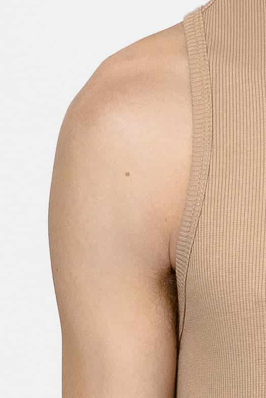 Hi-Neck Tank Top - Nude - miniatura 6