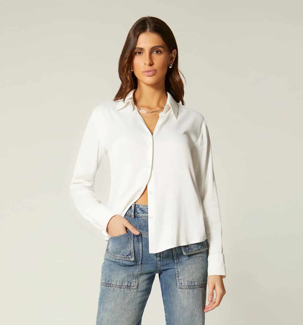 Blusa camisera manga larga - miniatura 6