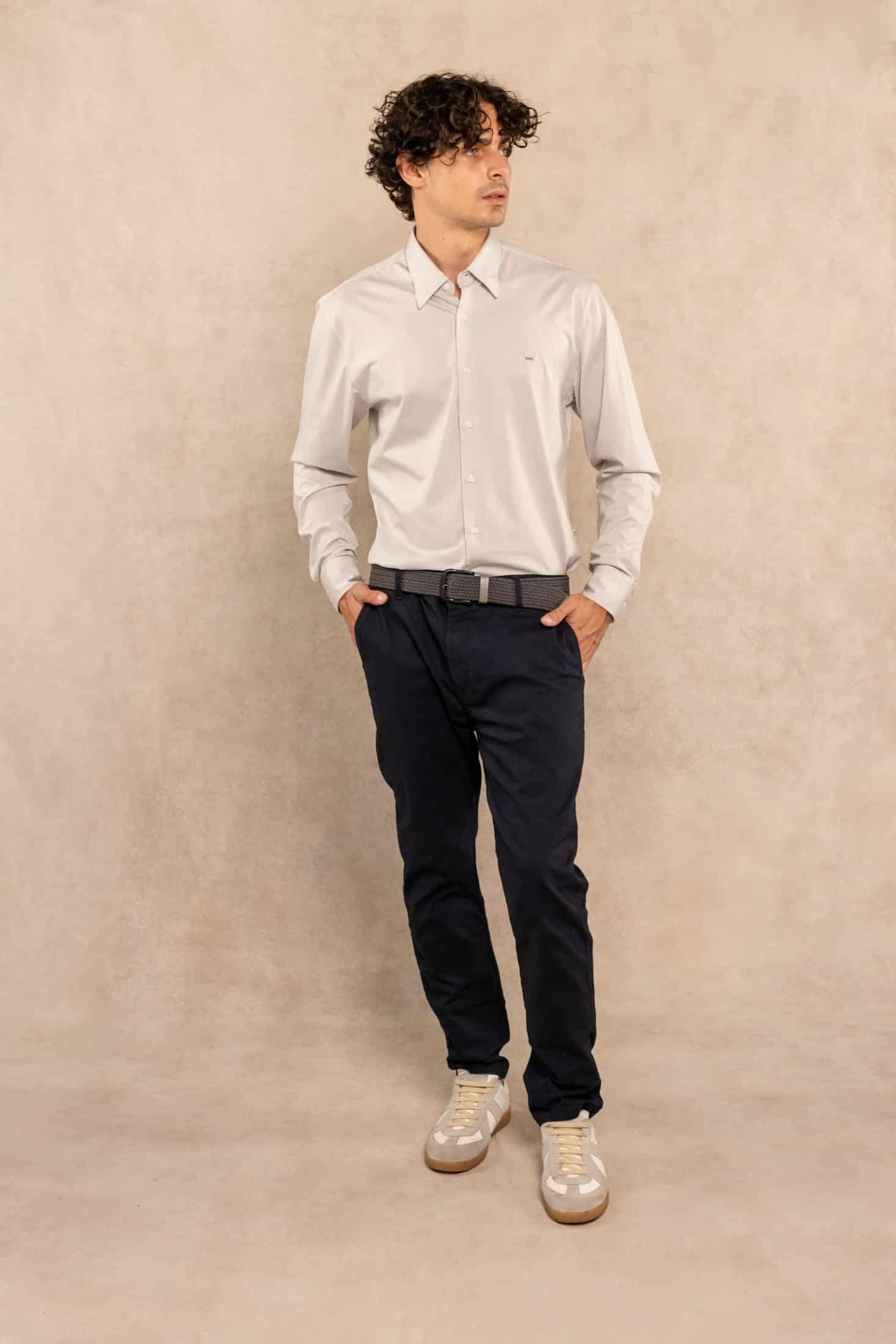 Camisa Jersey Gris - miniatura 2