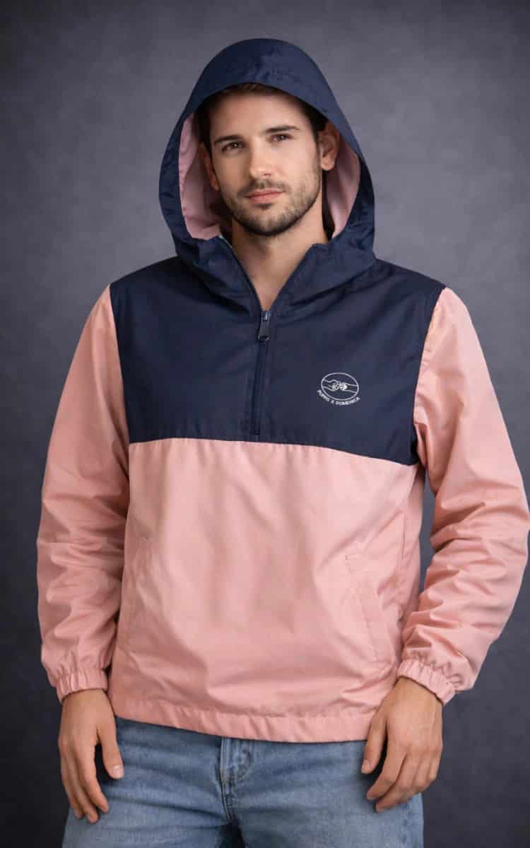 CHAQUETA ROMPEVIENTOS AZUL UNISEX - miniatura 3
