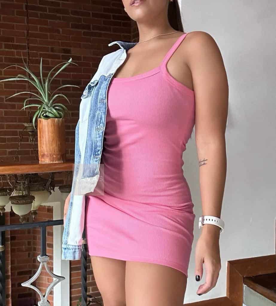 VESTIDO RIB TIRAS - miniatura 3