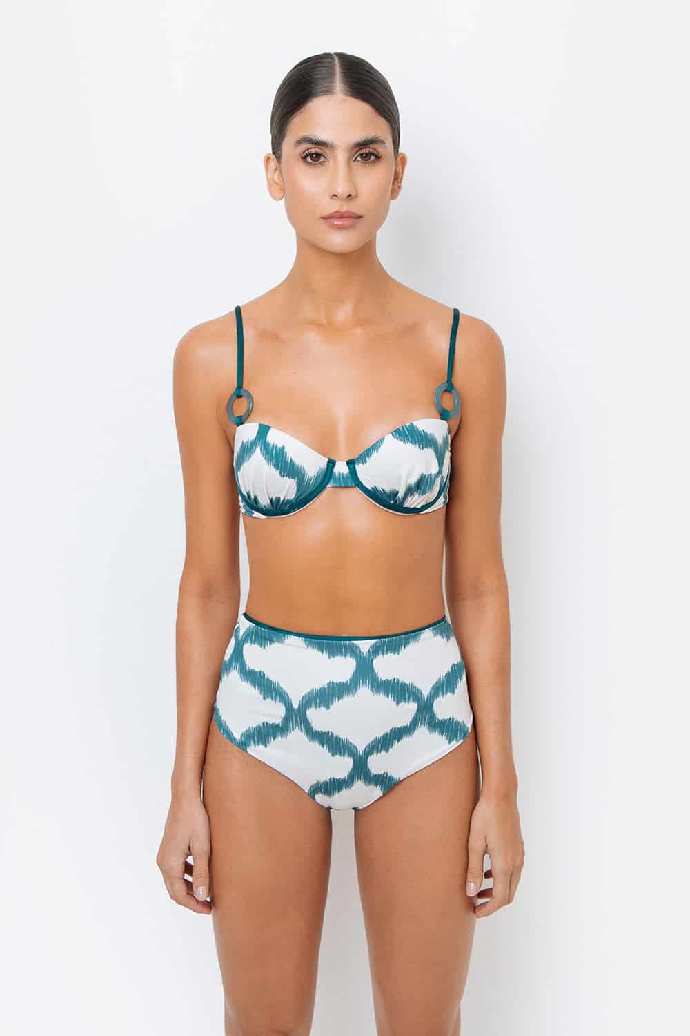 Bottom de Bikini Tania Azure Ivory Colombia - miniatura 4