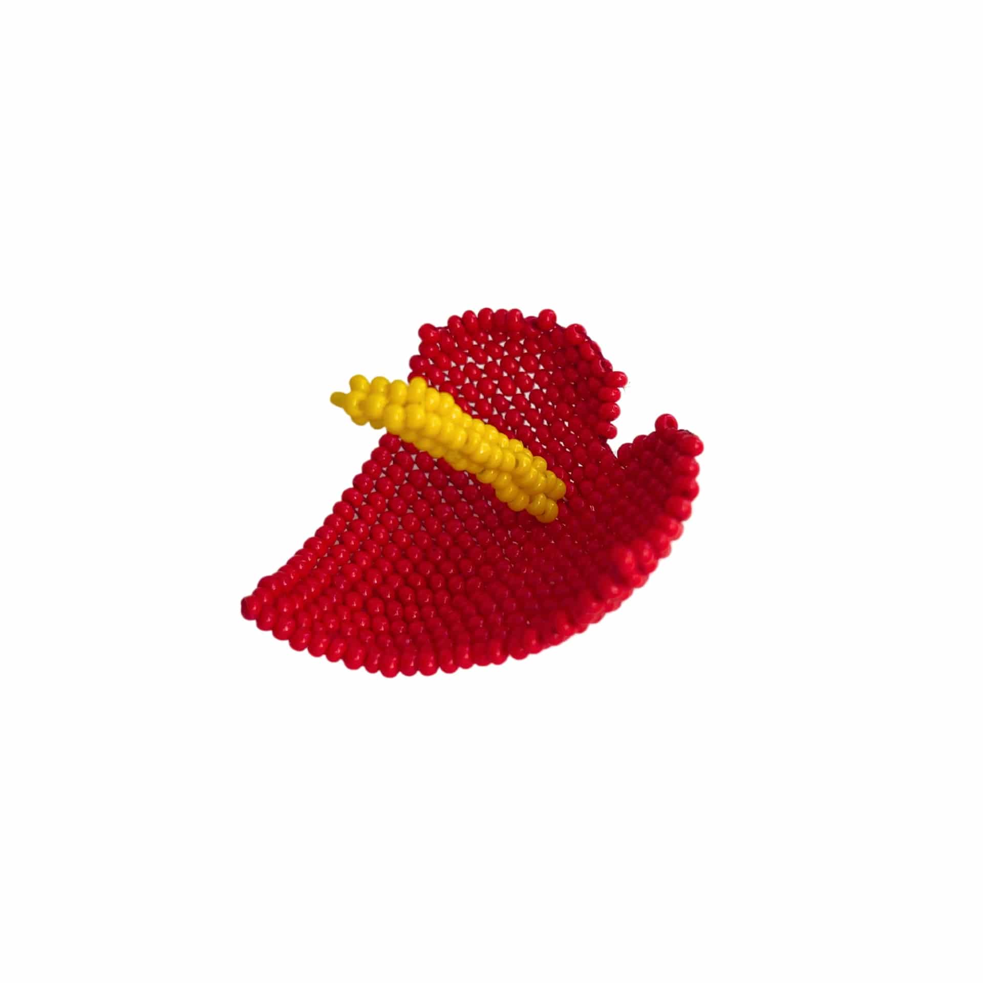 Red Anturio Earrings - miniatura 4