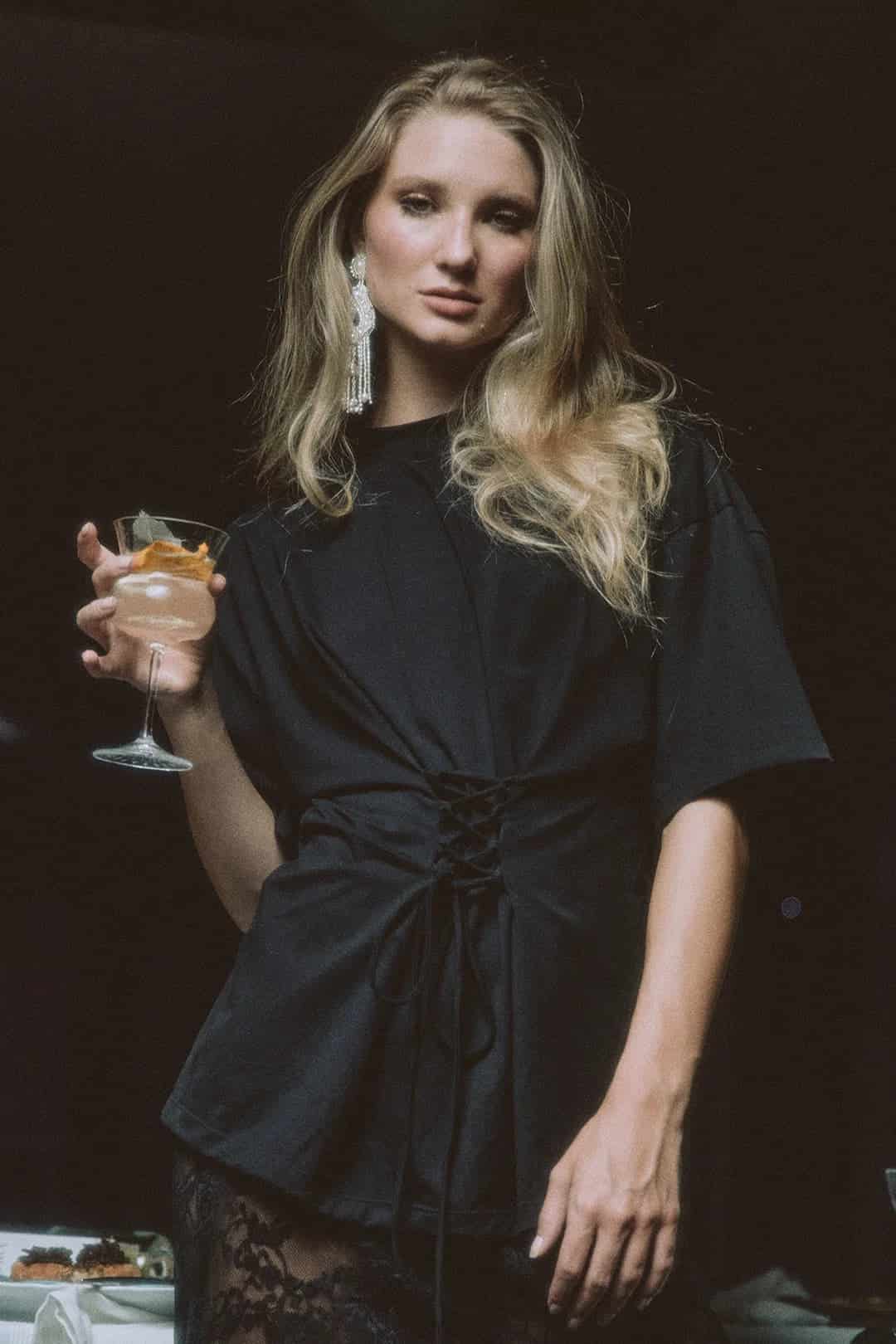 CAMISETA DEMI NEGRO - miniatura 1