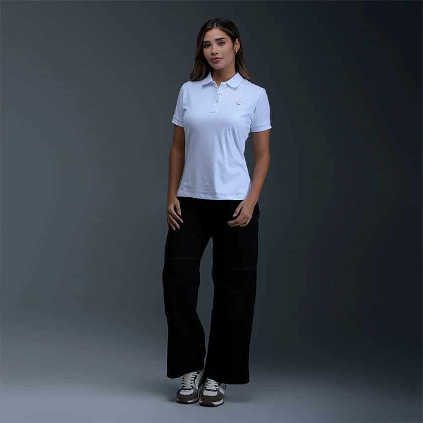 Polo Blanco Mujer - miniatura 4