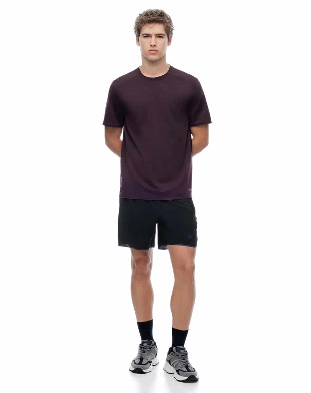 Pantaloneta deportiva negro hombre - miniatura 5
