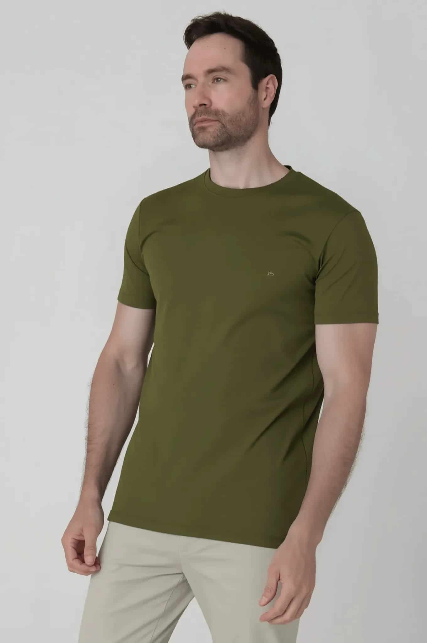 Camiseta cuello redondo para hombre Jon Sonen 020424008 - miniatura 7