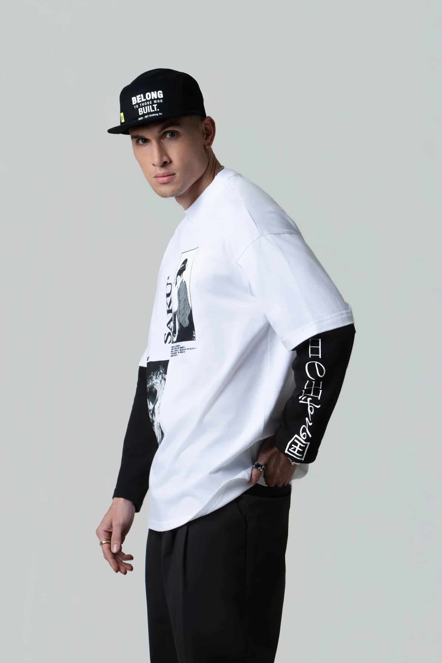 CAMISETA MANGA LARGA COLOR BLANCO BLANCO - miniatura 3