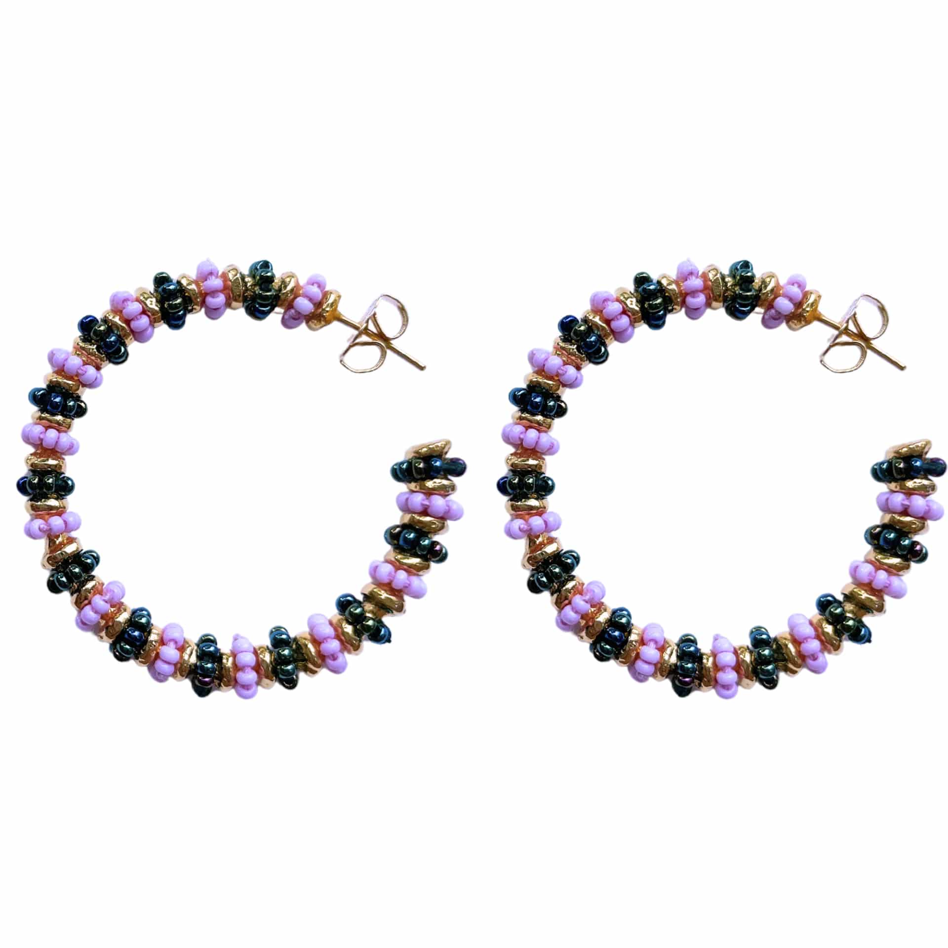 Formation Beaded Maxi Hoops - miniatura 12