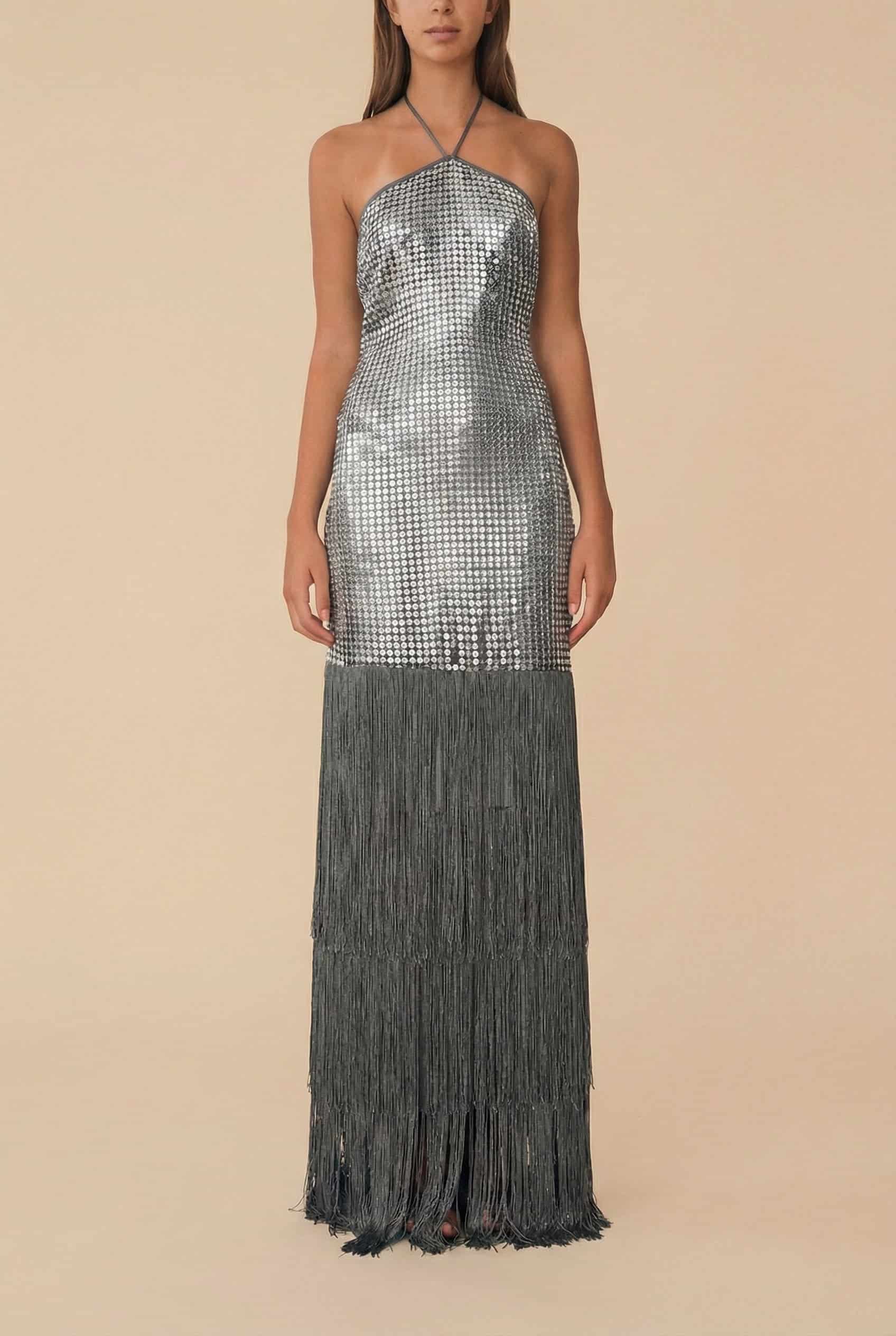 SARA DRESS SILVER - miniatura 2