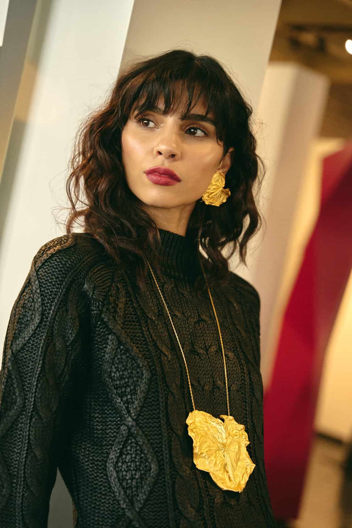 ANTHURIUM PIN NECKLACE XL - miniatura 4